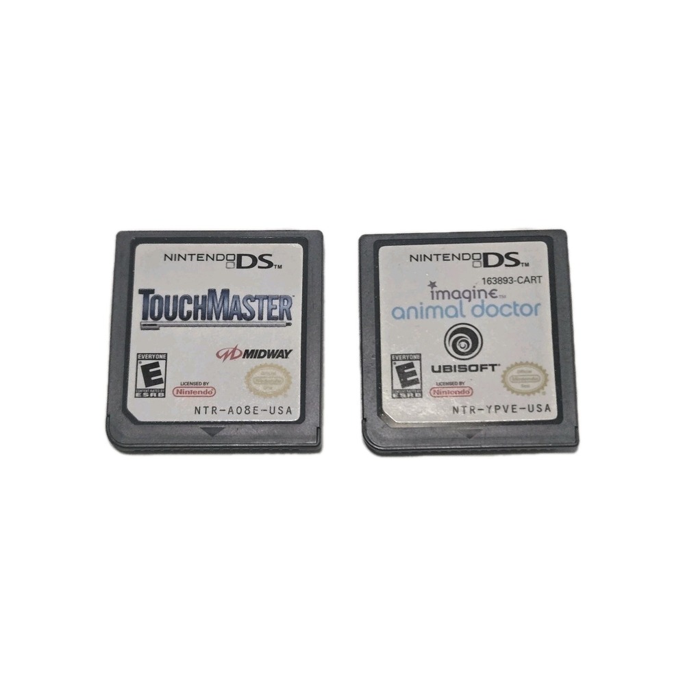 TouchMaster & Imagine Animal Doctor Nintendo DS Game Lot Of 2